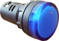 Индикатор светодиодный AD22-22DS AC 220В синий