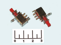 Переключатель ПКН красный с фиксацией