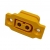 Разъем гнездо XT60 2pin желтый с креплением на панель