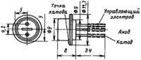 Тиристор КУ103В мет.