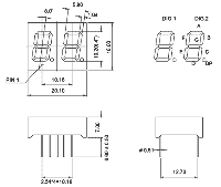 Индикатор GND-4021AS ОК красный