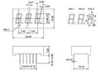 Индикатор GNT-3031BS ОА красный