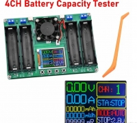 Тестер аккумуляторов 18650 BT4-4CHN LCD индикатор
