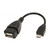 Шнур гн.USB - шт.микро USB OTG (длина 10см)